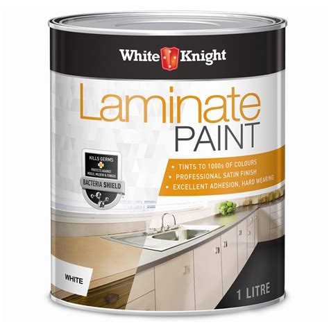 White Knight 1l White Laminate Paint Bunnings Warehouse