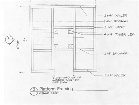 Wood tower plans