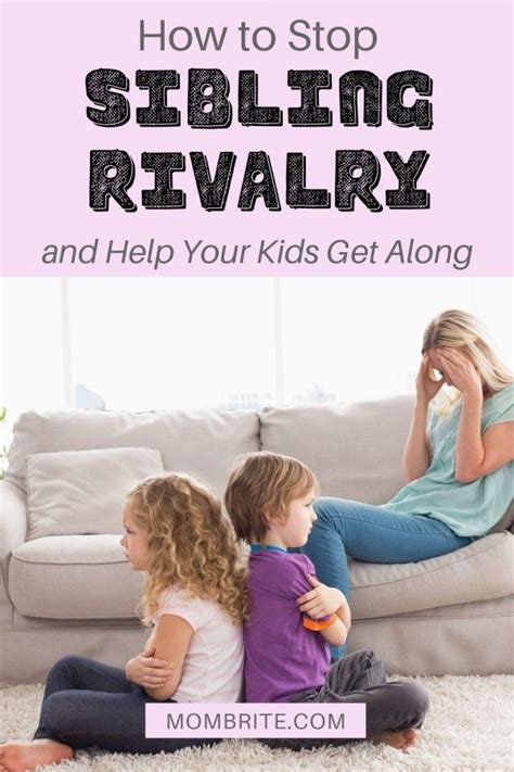 Sibling Rivalry A Positive Approach To A Negative Situation Sibling