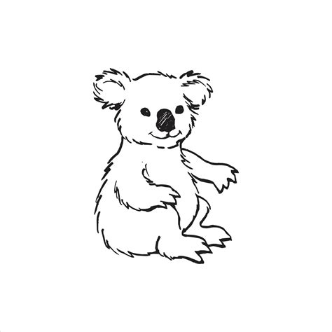 Коала раскраска - 64 фото