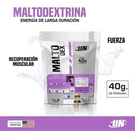 Maltodextrina Maltodex Un Universe Nutrition Kilos Cuotas Sin Inter S