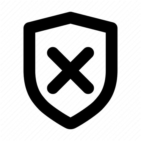 Shield Cross Security Protection Secure Safety Insurance Icon