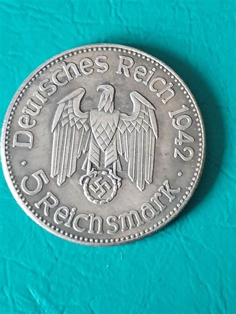 Moneta 1942 R Niemcy Wykopki Hitler 5 Reichs Mark Gostynin Kup