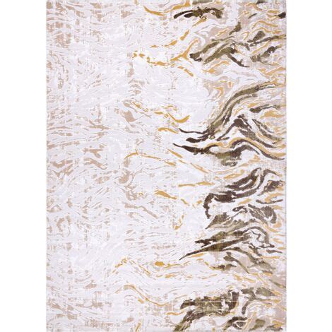 Alfombra acrílica DIZAYN 123 beige amarillo beige 160x230 cm