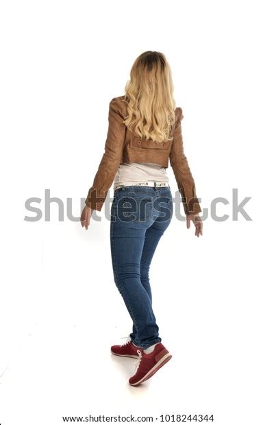 Full Length Portrait Blonde Girl Wearing Stock Photo 1018244344 Shutterstock