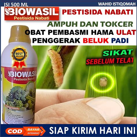 Jual SIAP COD PESTISIDA BIOWASIL 500ML OBAT PEMBASMI HAMA Pada Padi