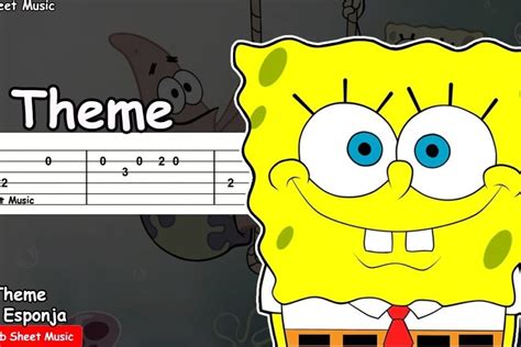 Spongebob Krusty Krab Theme Guitar Tutorial Tab Sheet Music