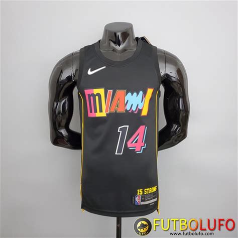 Editar Nueva Camisetas Miami Heat Herro Season Negro City