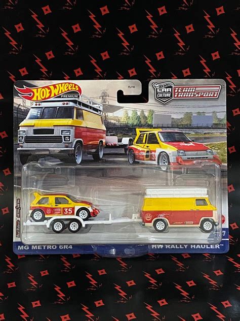 Hot Wheels Team Transport Mercedes AMG GT3 HW Classic Hydroplane Hotwheels MG Metro 6R4