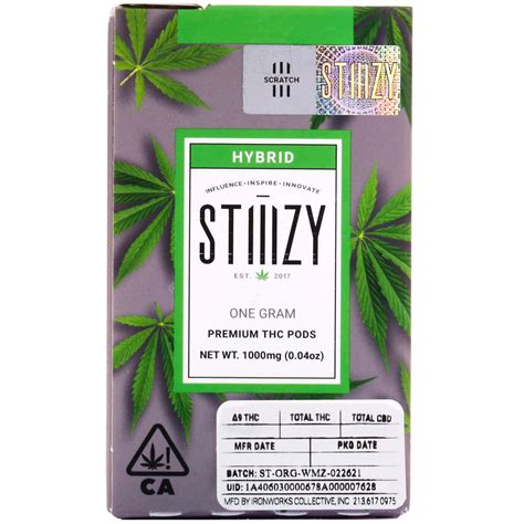 Stiiizy Galactic Gas Live Resin Pod 1g Leafly