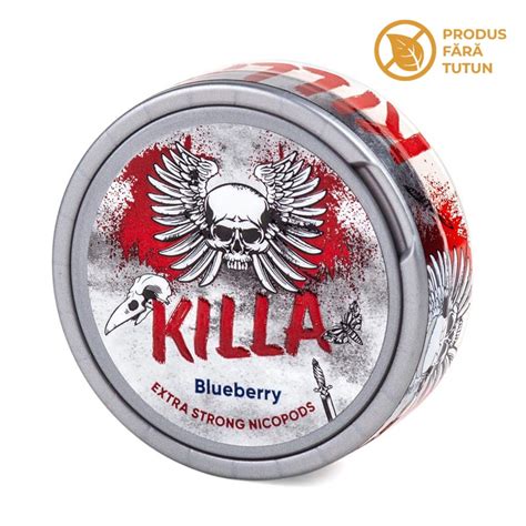 Nicotine Pouch Killa Blueberry 128 Mgpouch Etutunro