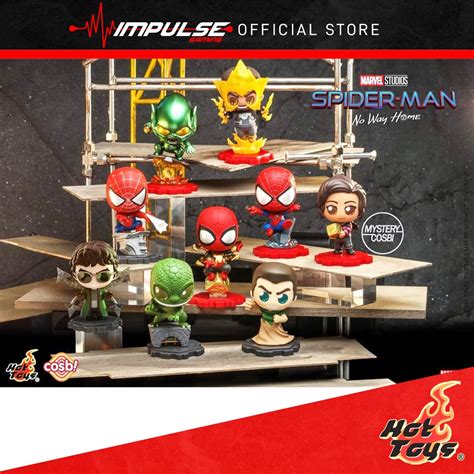 Hot Toys CBX011 Spider Man No Way Home Cosbi Bobble Head Collection Series 2 Blind Box