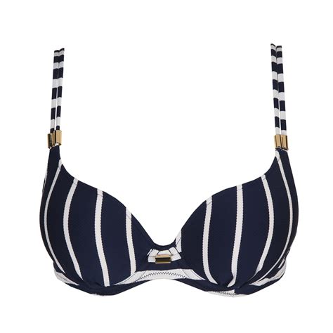 Marie Jo Swim Cadiz Water Blue Padded Bikini Top Heartshape Marie Jo