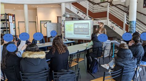 Atelier Infox et visite du lycée pour des élèves des Merisiers Site