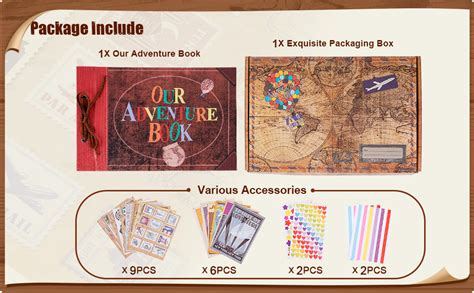 Our Adventure Book Scrapbooking Album Album Fotografico Fai Da Te