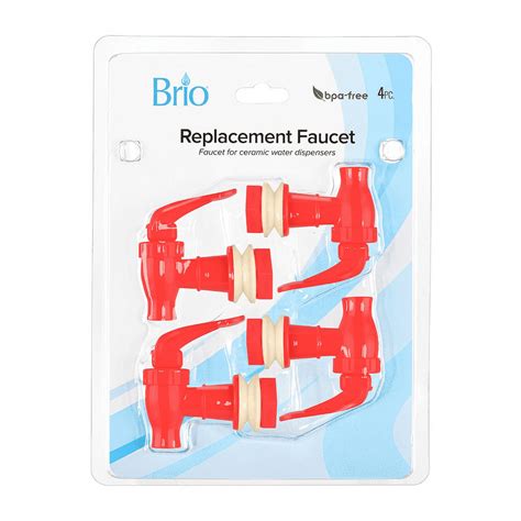 Brio Water Dispenser Replacement Valve 4 Pack Cooler Faucet Spigot For