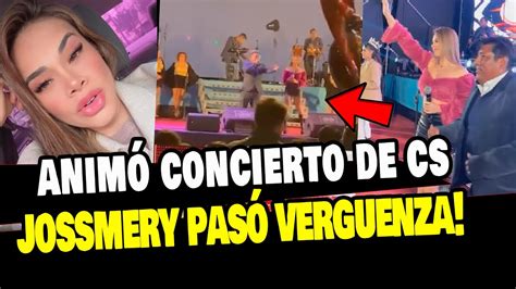 Jossmery Toledo Pas Verguenza En Su Animaci N En Concierto De Coraz N