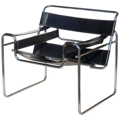 wassily marcel breuer  gavina bauhaus design  black leather