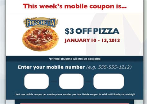 Regal Cinemas: $3 pizza mobile coupon Jan. 10 - 13 - al.com