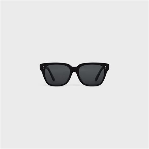 BLACK FRAME 04 SUNGLASSES IN ACETATE WITH POLARIZED LENSES - BLACK | CELINE