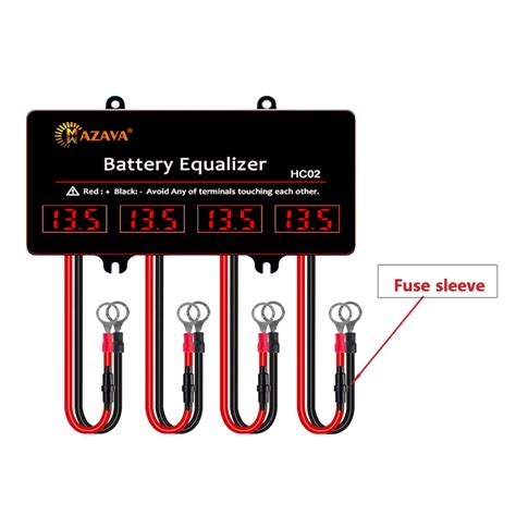 MAZAVA HC02 Voltage Balancer Battery Equalizer 4x12V Flood AGM Lead