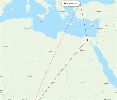 Flights From Istanbul To Douala IST To DLA Flight Routes