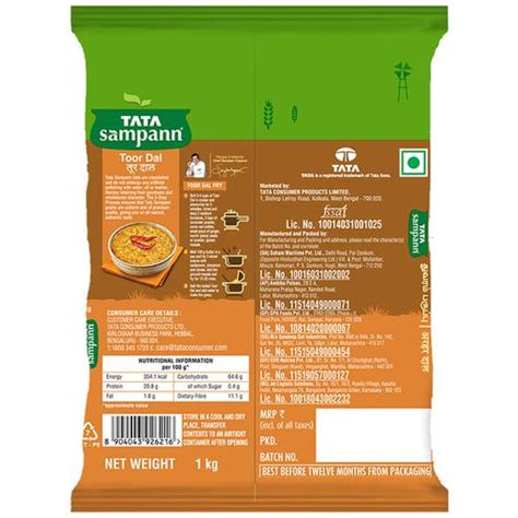 Buy Tata Sampann Toor Dal Arhar Dal Rich In Protein Unpolished Urad