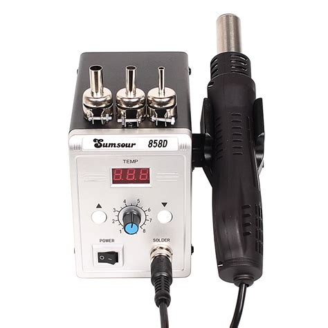 Soldering Desoldering Equipment Accessories 8505 Rework Station Hot Air Solder Blower Gun