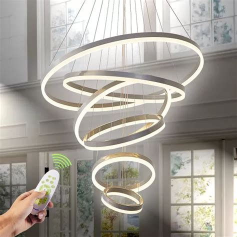 Candelabro Moderno Lámpara Led Grande Regulable De Techo Envío gratis