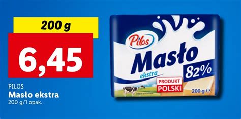 Archiwum Masło Pilos Lidl 01 08 2022 05 08 2022 PromoCeny