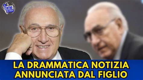 Pippo Baudo La Drammatica Notizia Annunciata Dal Figlio Alessandro Ha