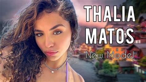 Thalia Matos Beautiful Model Instagram Tiktok Wiki Lifestyle