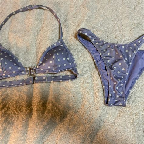 Victoria S Secret Polka Dot Bikini Set Perfect Depop