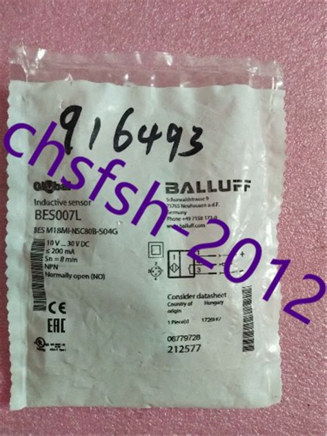 1 Pcs New BALLUFF BES007L BES M18MI NSC80B S04G Proximity Switch EBay