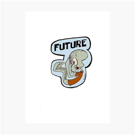 "Future Squidward" Photographic Print by pineapplkween | Redbubble