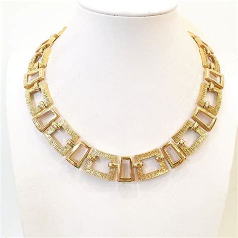 Monet Exclusive Byzantine Kt Gold Plated Necklace Catawiki