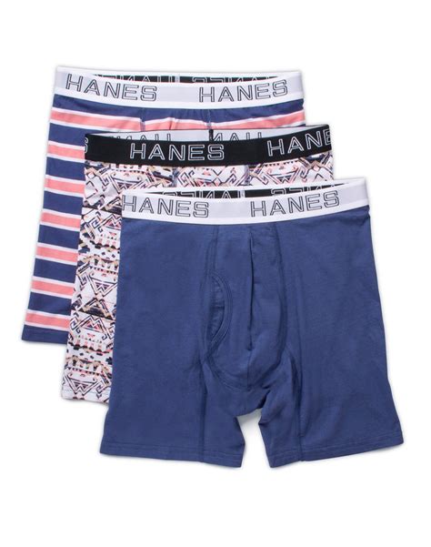 Hanes Mens Ultimate® Comfort Flex Fit® Cotton Modal Boxer Briefs