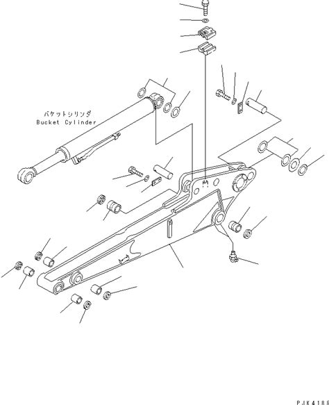 20U 973 0032 Komatsu ARM ASS Y