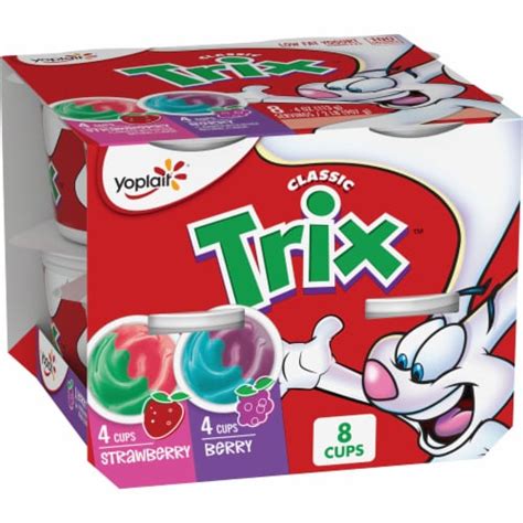 Yoplait Kids Berry & Strawberry Yogurt Cup Variety Pack, 8 ct / 4 oz ...