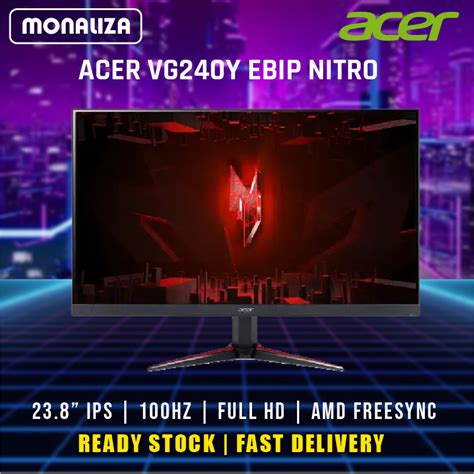 Acer Gaming Monitor Vg Y Ebip Nitro Ips Fhd Hz Shopee Malaysia