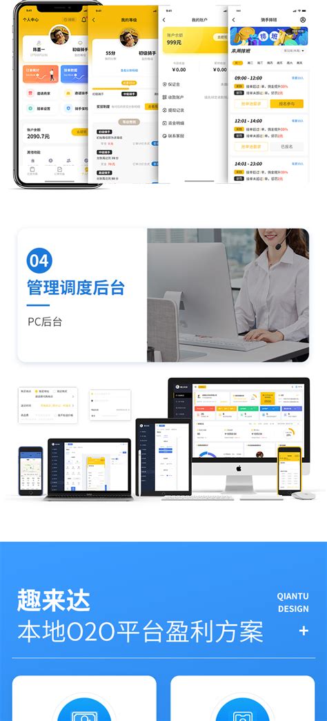 类似美团外卖平台的系统，小程序app Pc端口齐全 可先测试体验 狂团