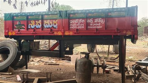 Mild Steel Tractor Trailer For Farming At Rs 210000 In Shadnagar ID