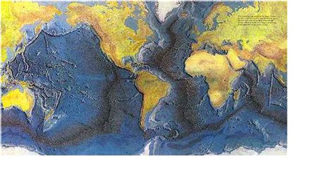 World Ocean Floor Map With Labels