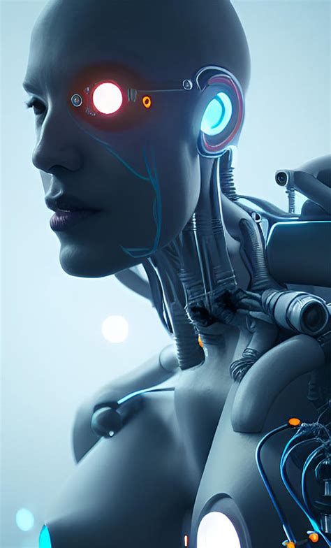 Cyborg Robot Digital Art By Barroa Artworks Fine Art America