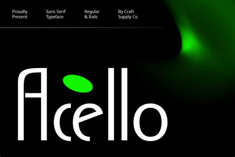 Acello Font - The Suppply Co