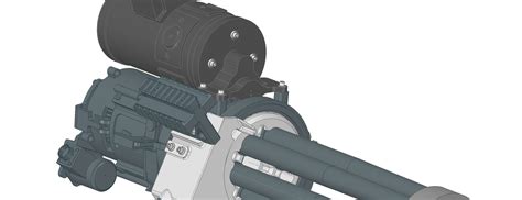 M134 Minigun 3d Model Cgtrader