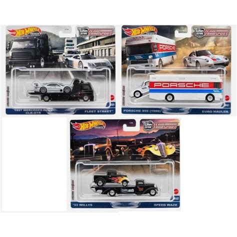 Hot Wheels Set Team Transport Mix 4 2023 Playmaniac