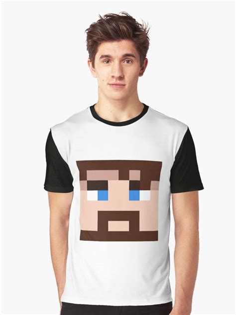 Bluexephos Minecraft Skin Yogscast Lewis Face Mens Tshirts Mens