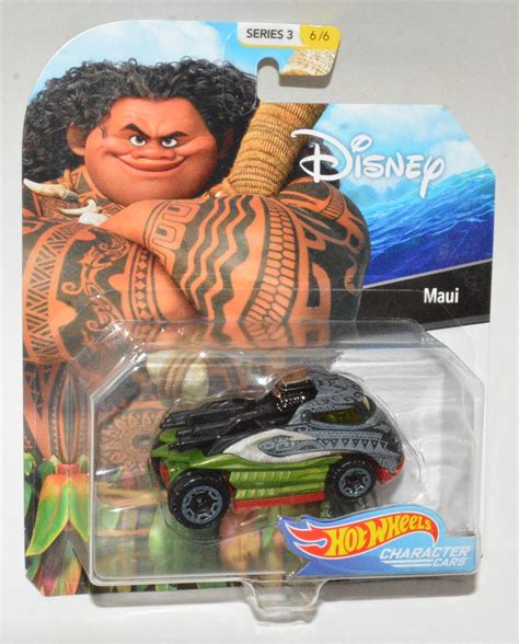 Hot Wheels Character Cars Disney Maui Universal Classic Toys