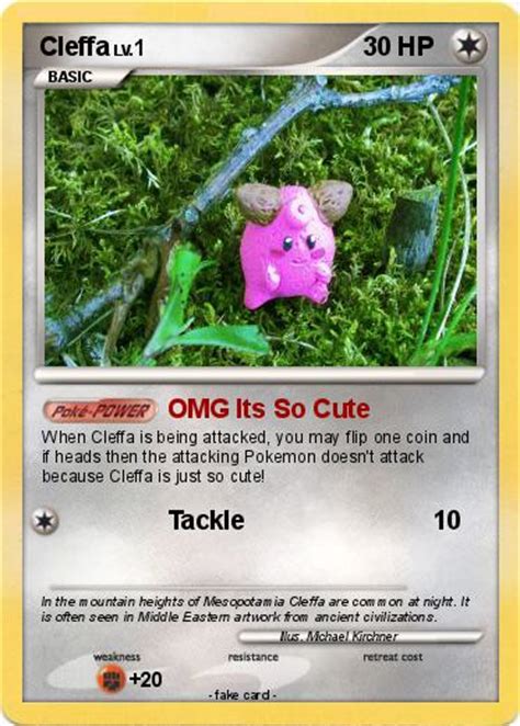 Pokémon Cleffa 36 36 - OMG Its So Cute - My Pokemon Card